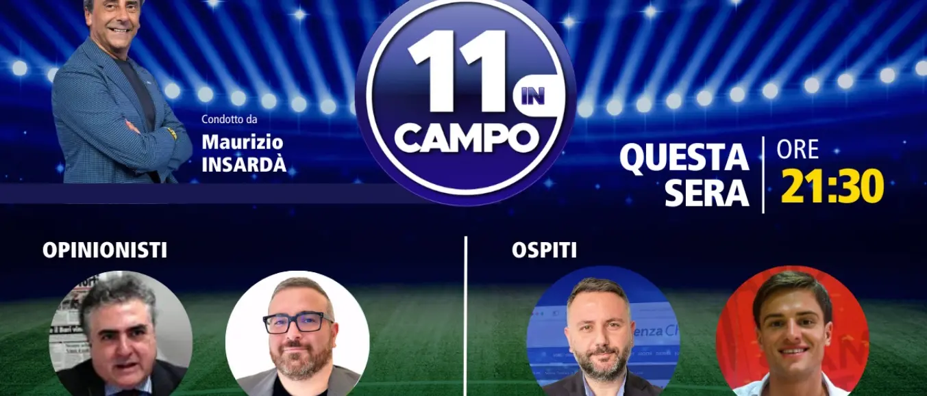 L’attaccante del Catanzaro Mattia Compagnon ospite di 11 in campo: appuntamento alle 21.30 su LaC Tv\n