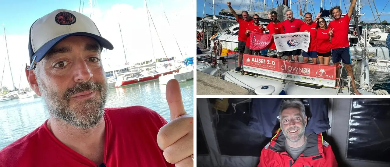 Gianni Bitonti, il calabrese che sfida l’Oceano Atlantico in barca a vela per raccogliere fondi per i bimbi ricoverati