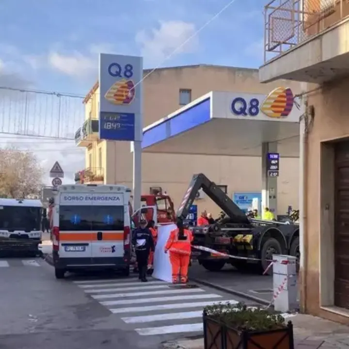 Il luogo dell\\'incidente a Sorso nel Sassarese