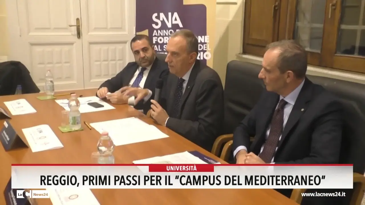 Reggio, primi passi per il Campus del Mediterraneo