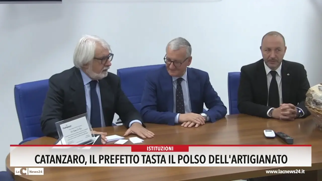 Catanzaro, il prefetto tasta il polso dell'artigianato