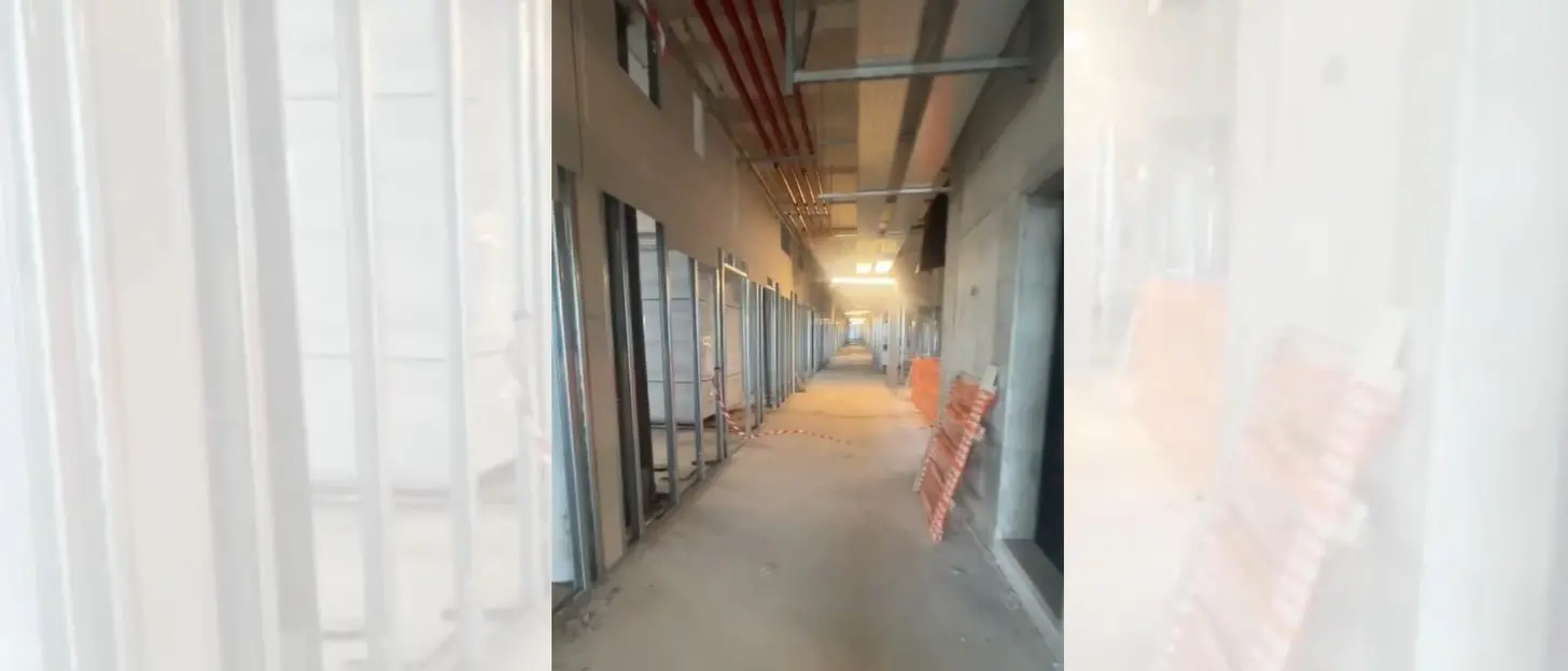 Viaggio nel cantiere dell’ospedale della Sibaritide, le immagini dei lavori in corso: l’avanzamento è al 35%\n