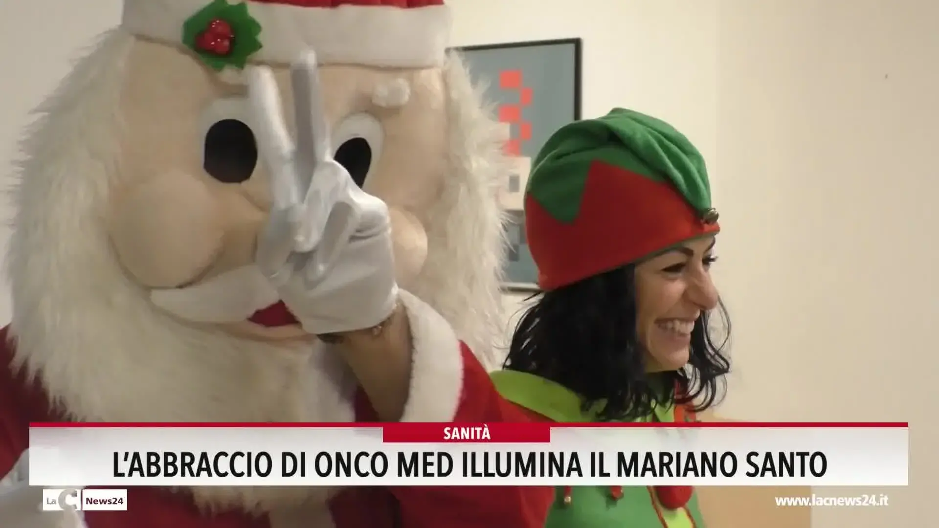 L'abbraccio di ONCO MED illumina il Mariano Santo