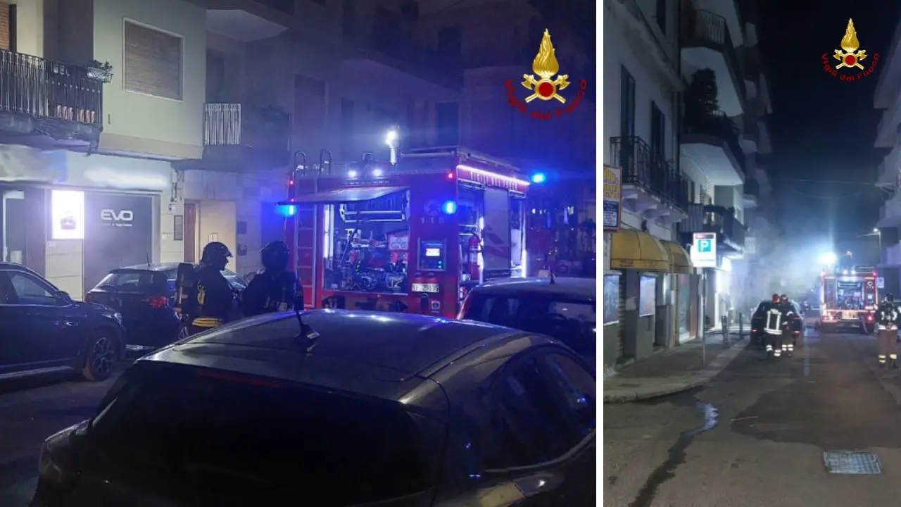 Incendio a Reggio Calabria: fiamme all’interno di un autosalone, non si esclude la matrice dolosa