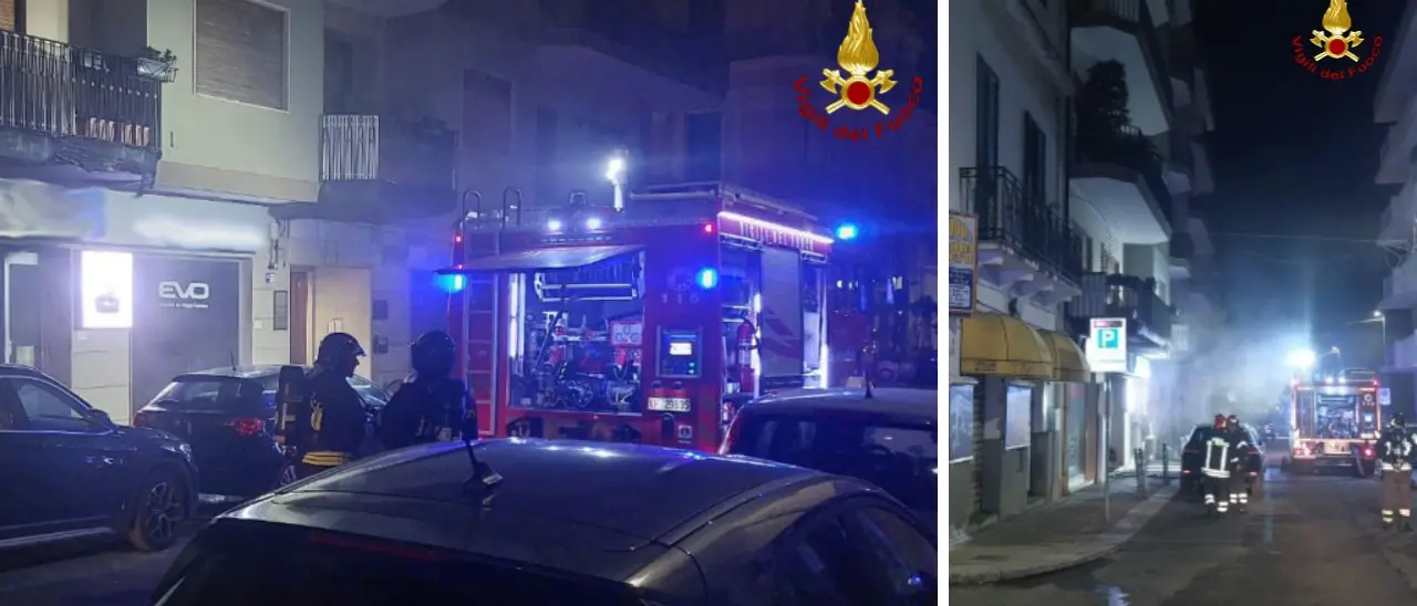 Incendio a Reggio Calabria: fiamme all’interno di un autosalone, non si esclude la matrice dolosa