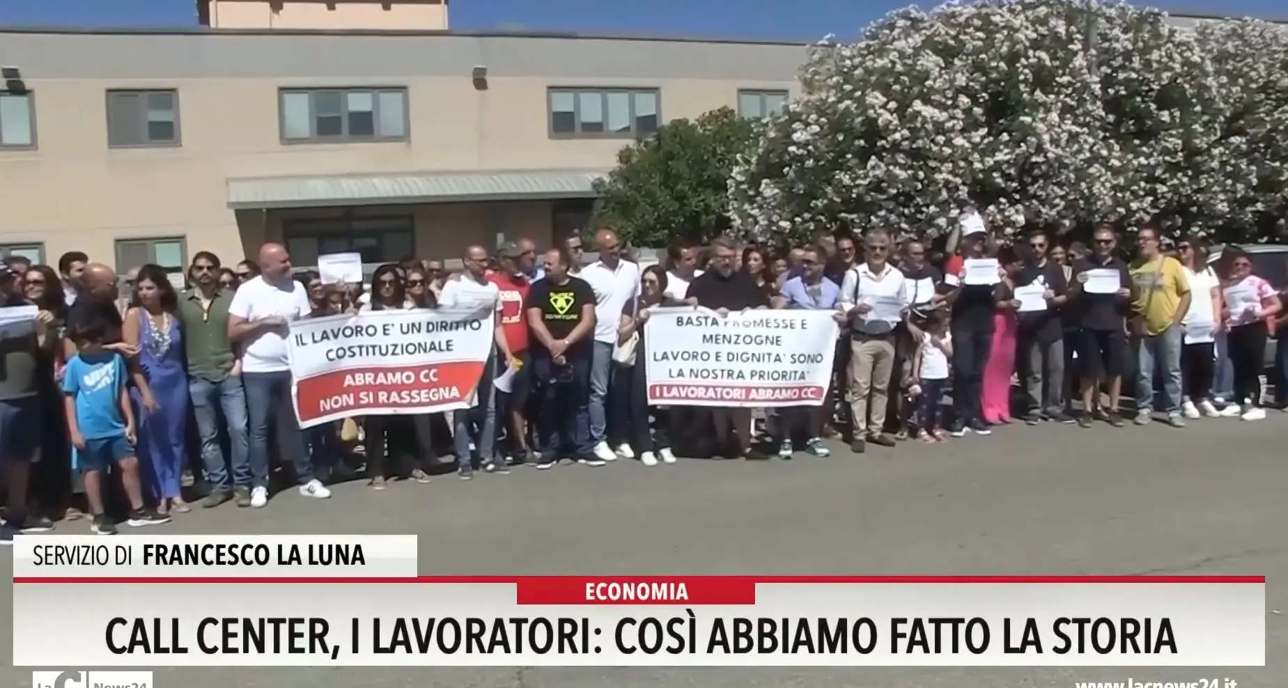 Call center, i lavoratori: «Così abbiamo fatto la storia»