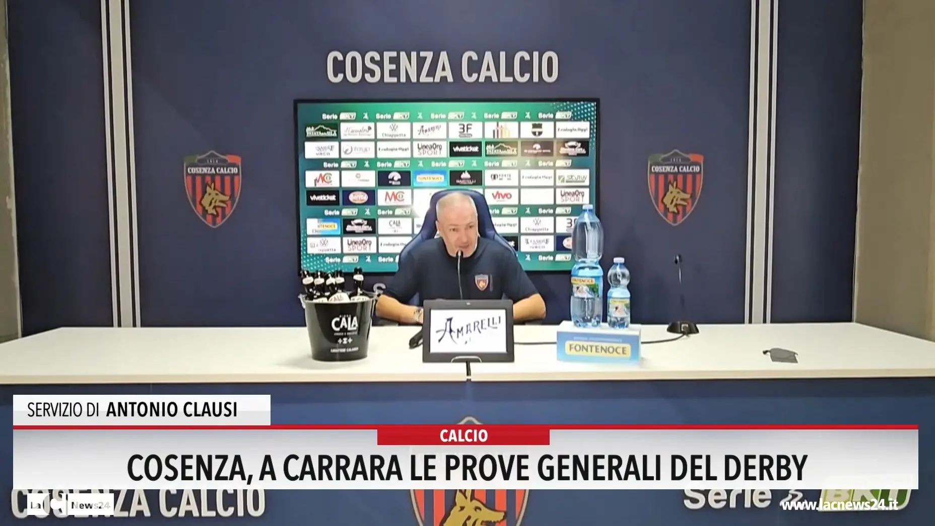 Cosenza, a Carrara le prove generali del derby