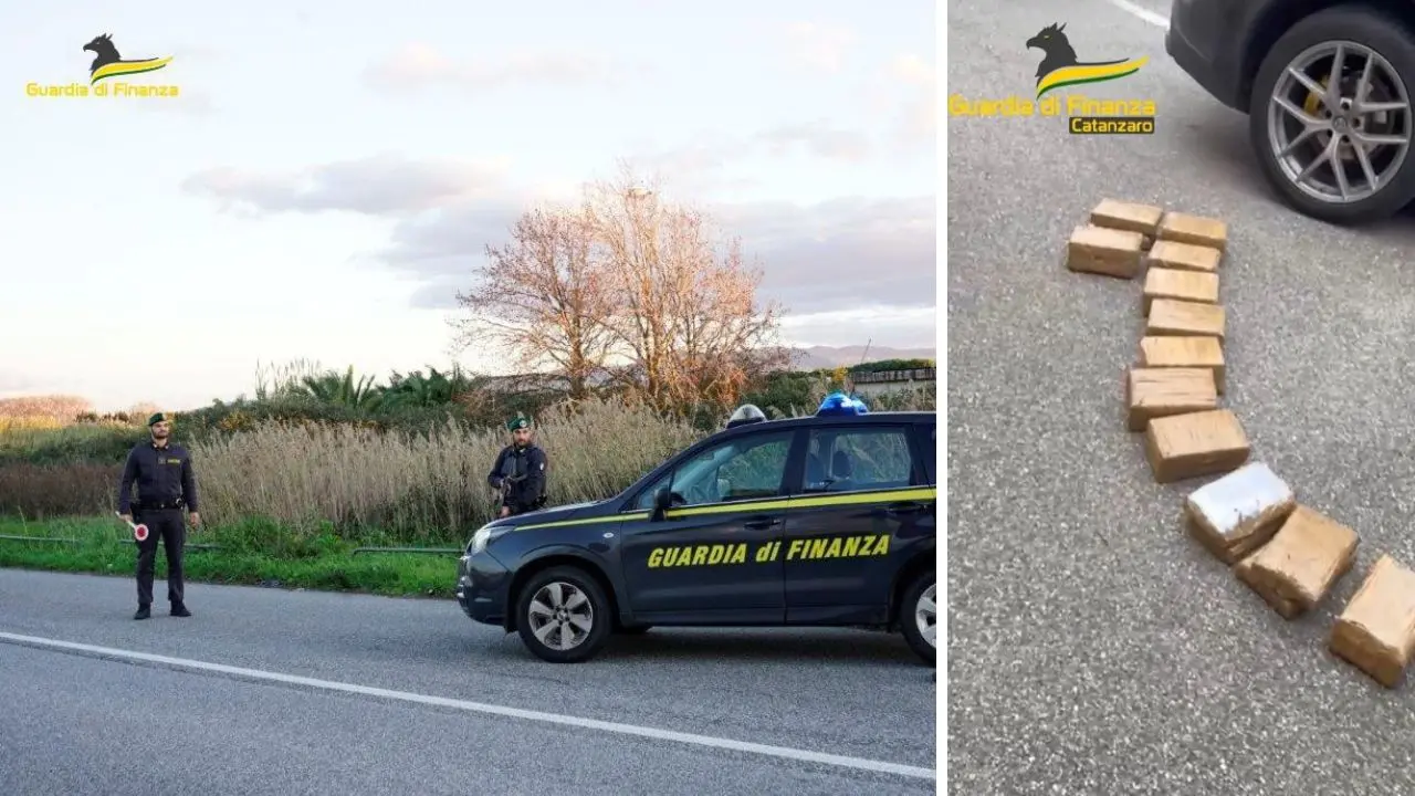 Trasportava 26 chili di cocaina in un doppiofondo dell’auto: corriere reggino beccato in autogrill a Lamezia\n