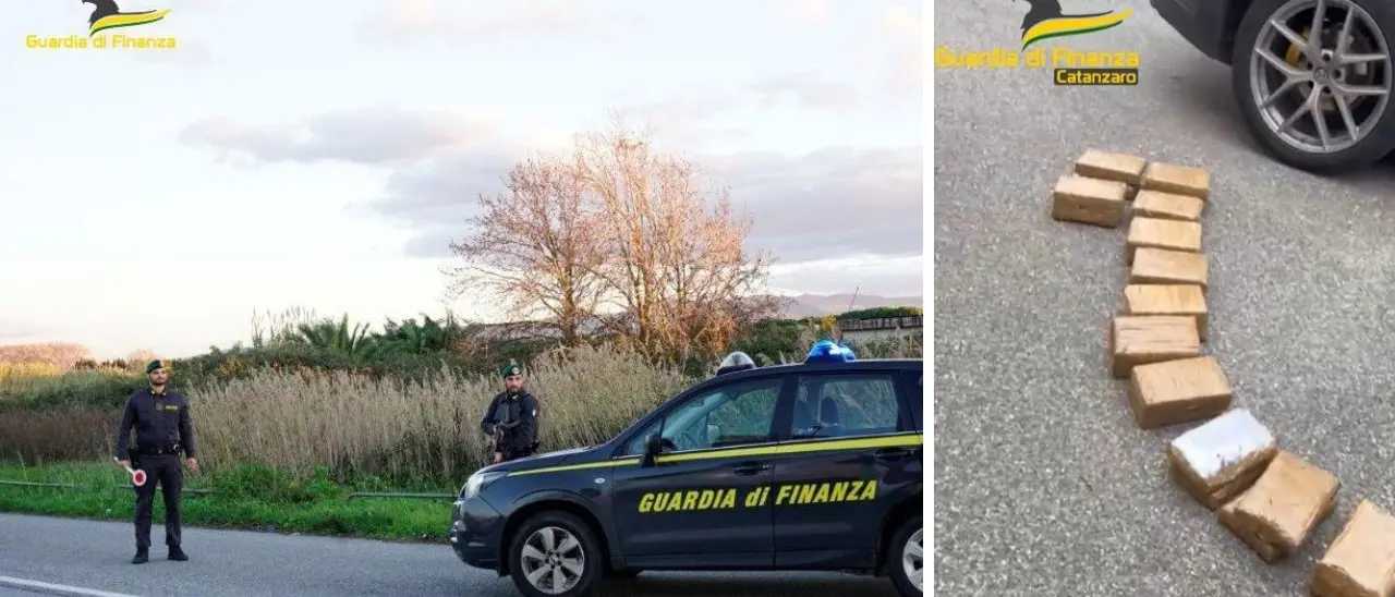 Trasportava 26 chili di cocaina in un doppiofondo dell’auto: corriere reggino beccato in autogrill a Lamezia\n