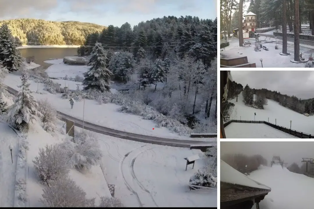 I rilievi della Calabria innevati