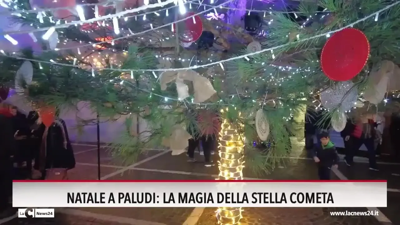 Natale, a Paludi la magia della Stella cometa