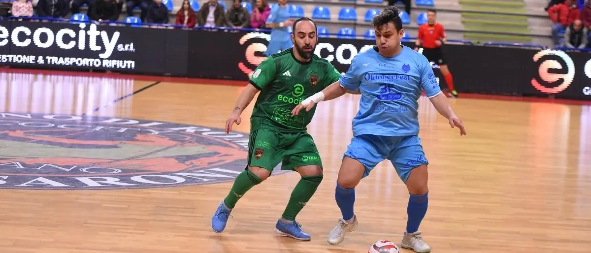 Serie A di calcio a 5, beffa atroce per la Pirossigeno Cosenza a Genzano: i lupi cadono all’ultimo respiro contro l’Ecocity\n