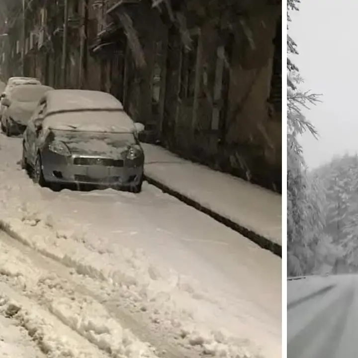 Vigilia di Natale coi fiocchi in Calabria, monti imbiancati e neve anche a bassa quota: ecco dove