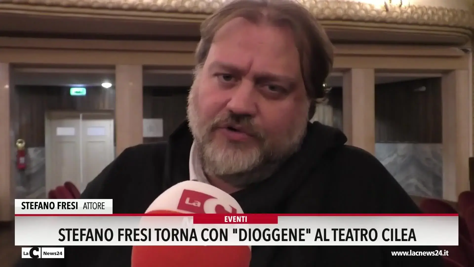 Stefano Fresi torna con \"Dioggene\" al teatro Cilea