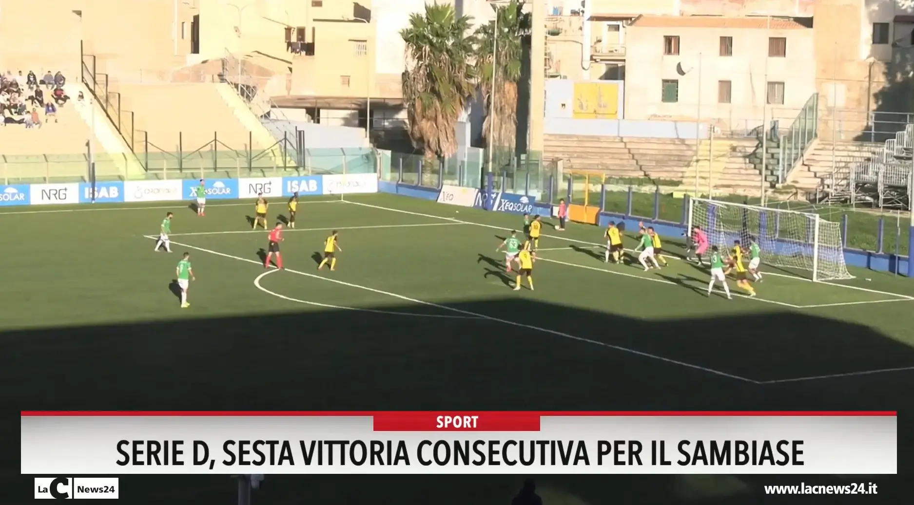 Serie D, sesta vittoria consecutiva per il Sambiase