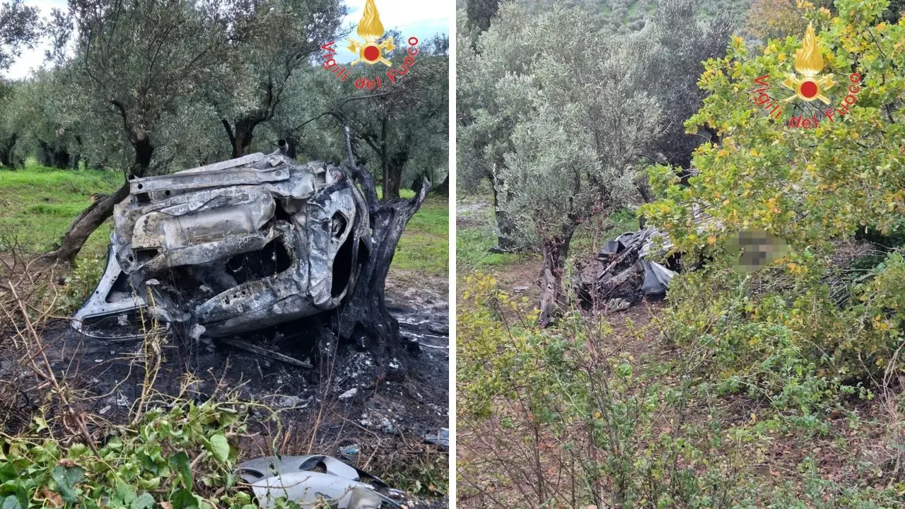 Tragedia nel Catanzarese, auto finisce fuori strada e prende fuoco: morte due ragazze intrappolate nella vettura, avevano 17 e 18 anni\n