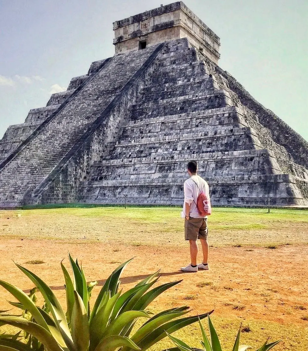 Alle rovine di Chichén Itzá, in Messico