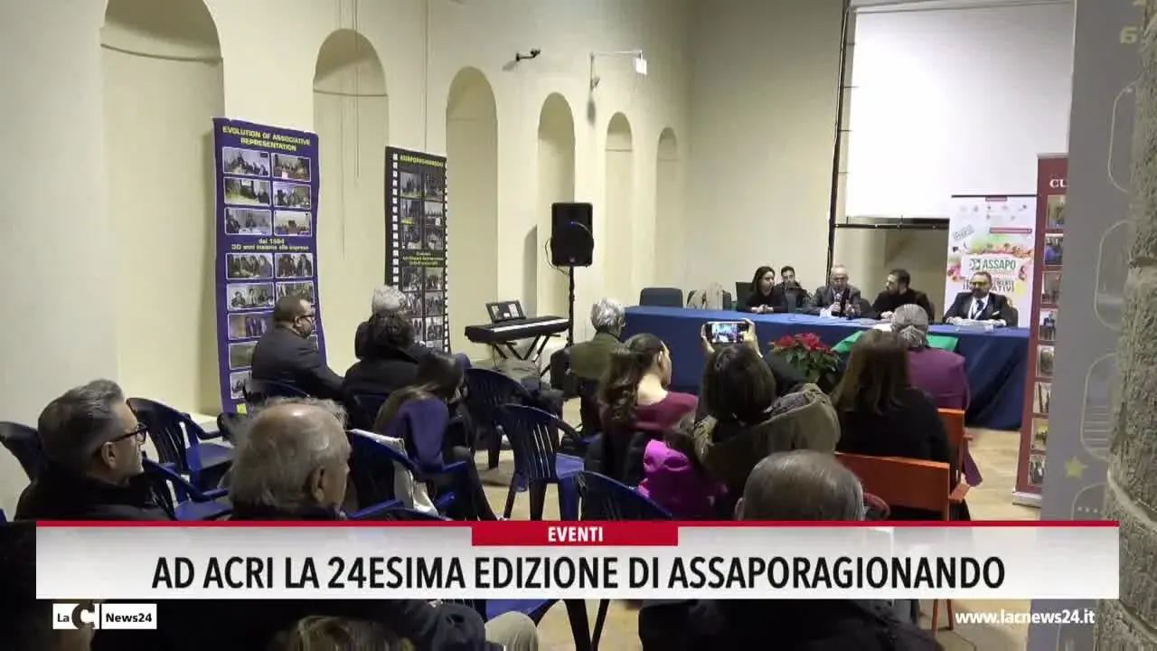 Ad Acri 24esima edizione di Assaporagionando