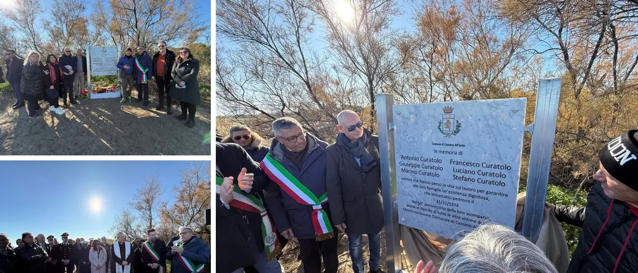 Sibari e Schiavonea ricordano le 12 vittime della strage dei pescatori avvenuta 50 anni fa\n