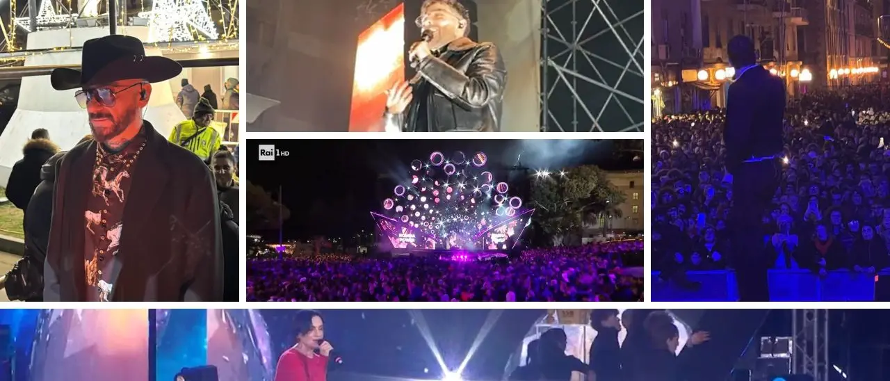 La Calabria abbraccia il 2025: a Reggio grande spettacolo col Concerto Rai mentre a Cosenza brilla Achille Lauro\n