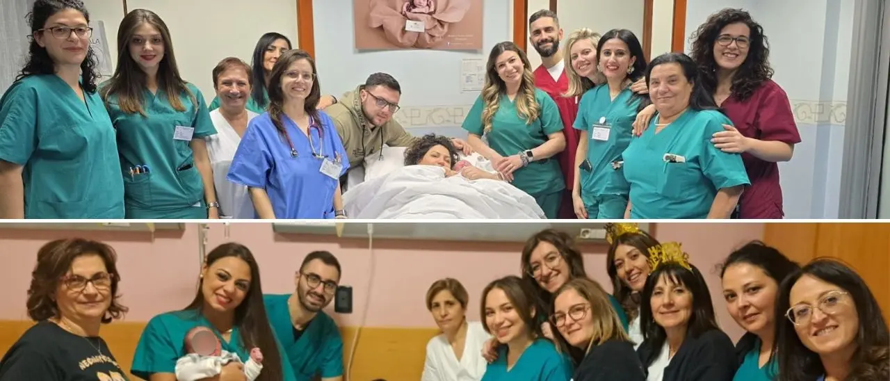 Nati allo scoccare della mezzanotte, la Calabria accoglie il 2025 con due fiocchi azzurri\n