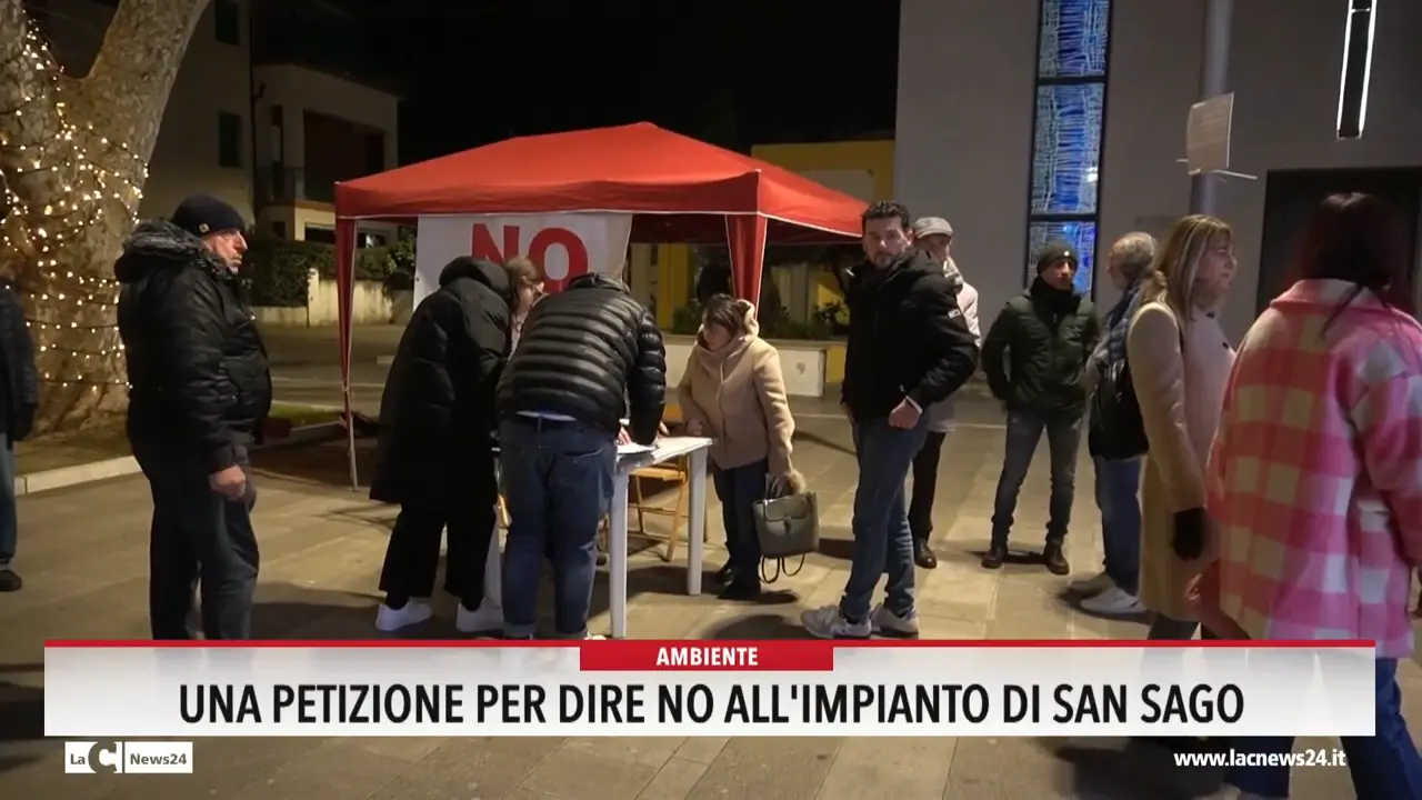 Tortora, una petizione per dire no all'impianto di San Sago