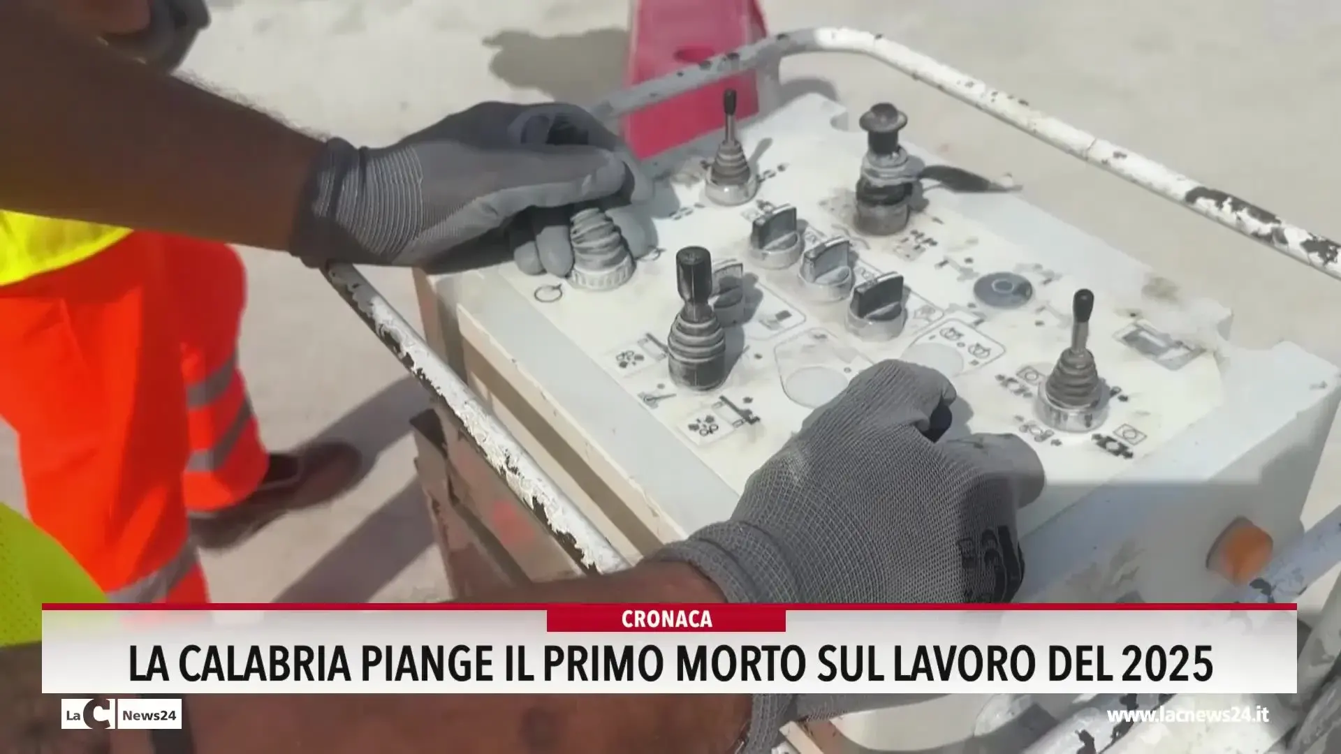 La Calabria piange il primo morto sul lavoro del 2025