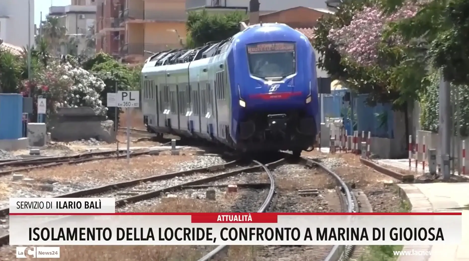 Isolamento della Locride, confronto a Marina di Gioiosa