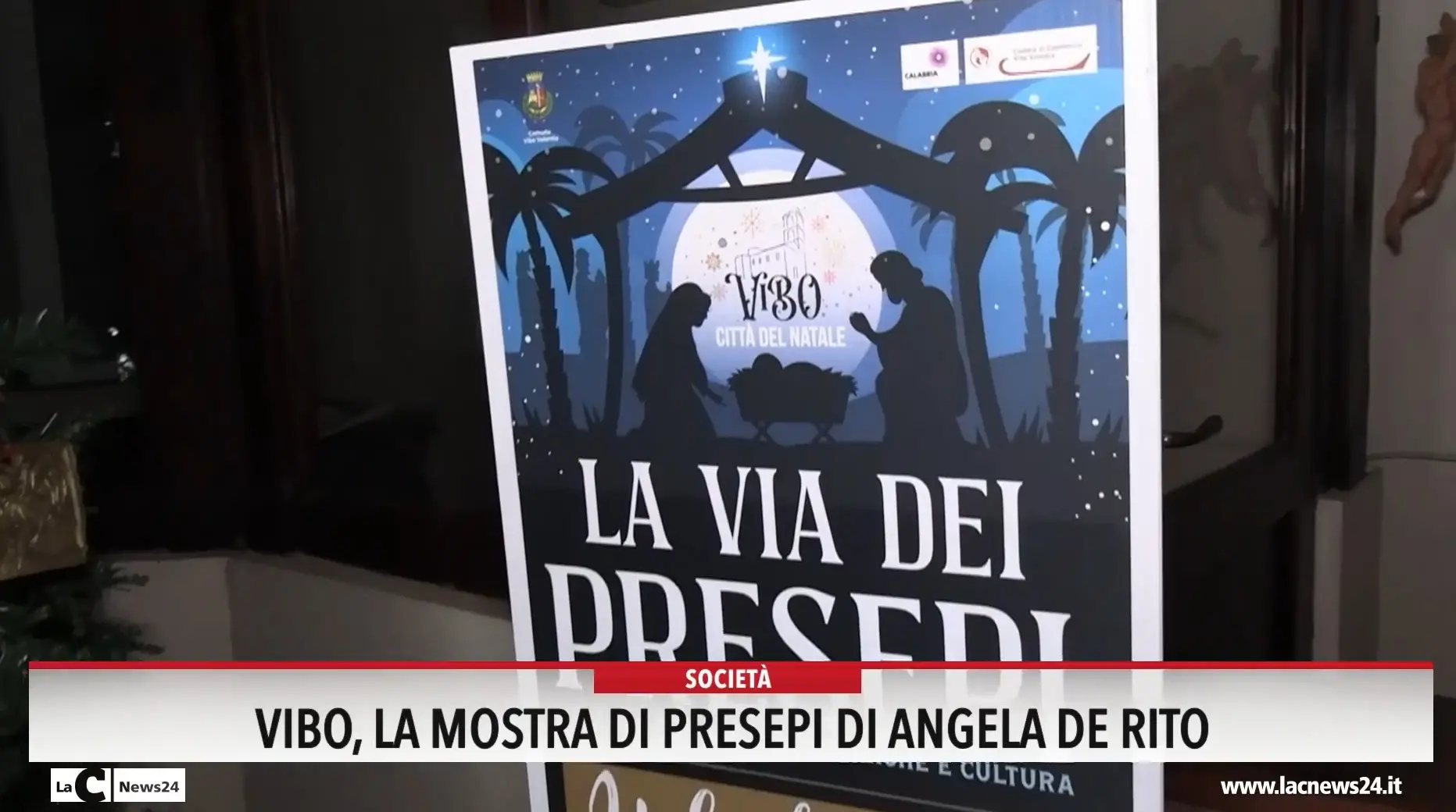 Vibo, la mostra di presepi di Angela De Rito