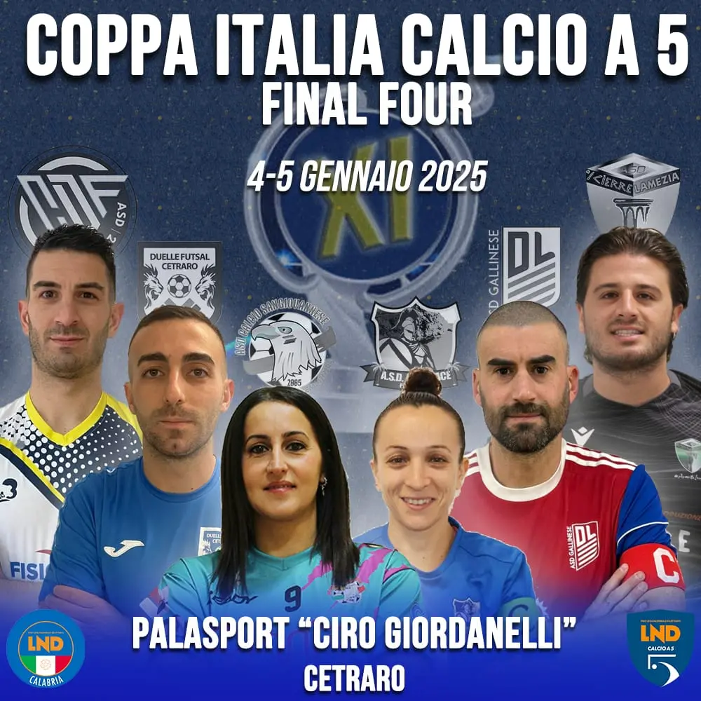 Calcio a cinque, inizia lo show della Final Four: la Coppa Italia di futsal trova il suo atto finale