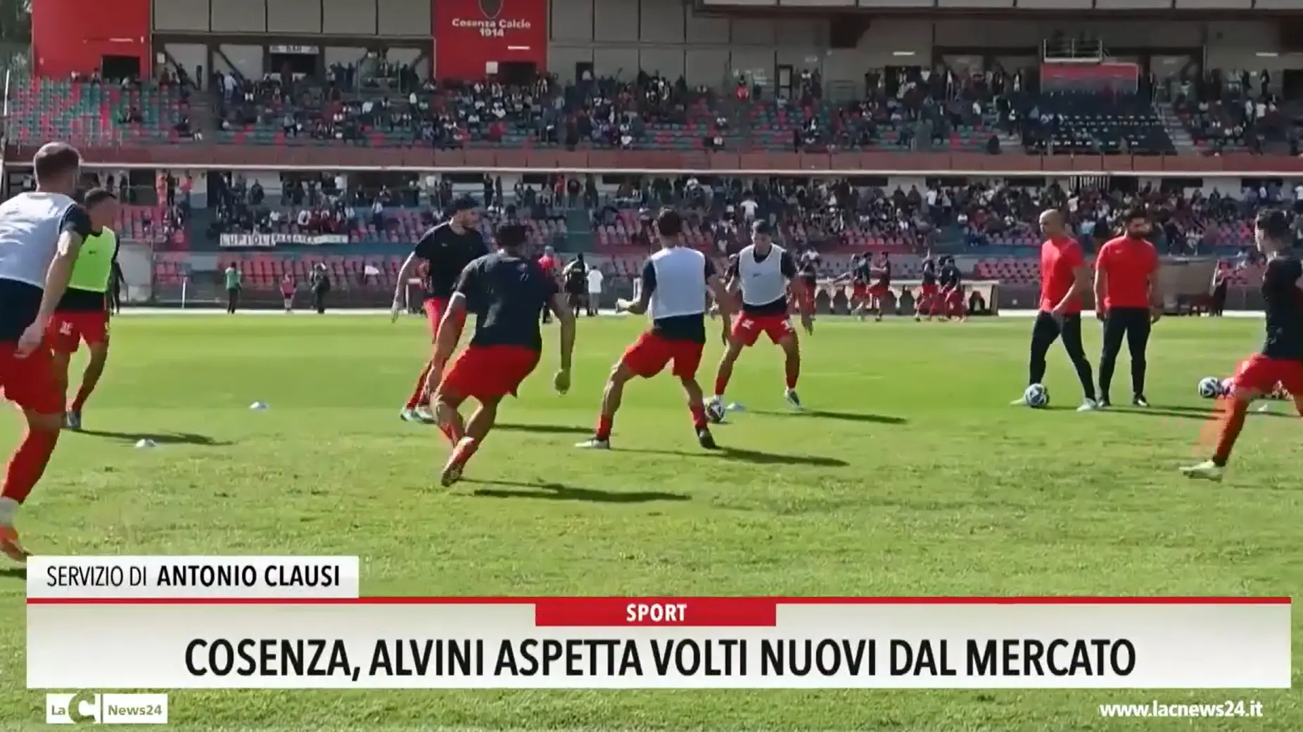 Cosenza, Alvini aspetta volti nuovi dal mercato