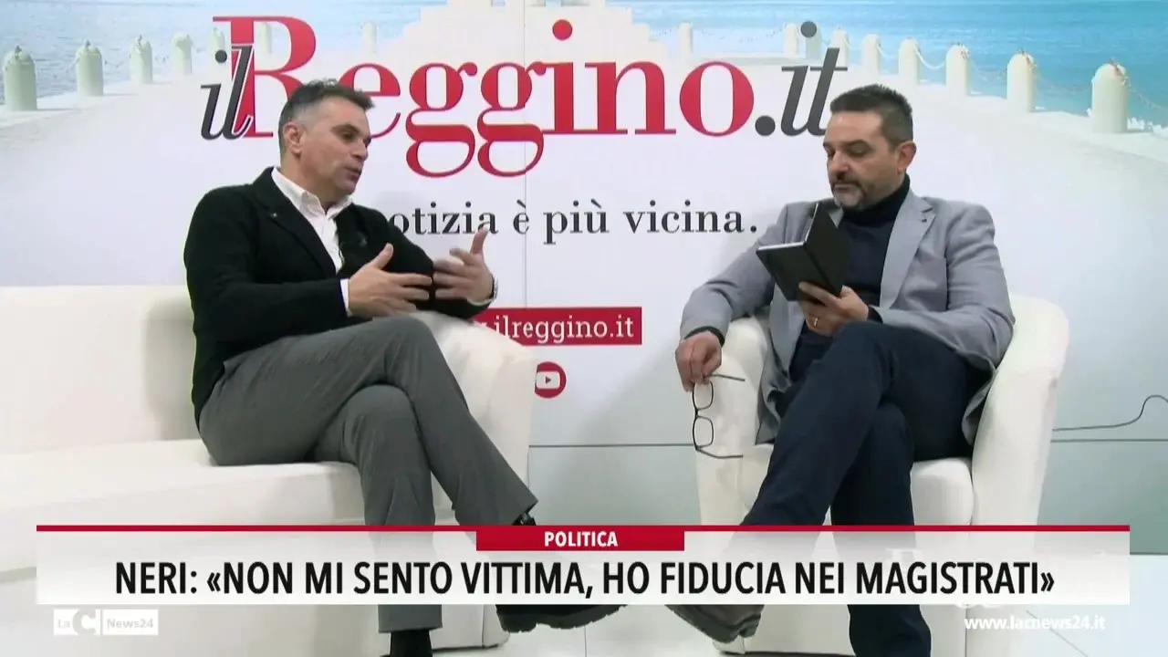 Neri: «Non mi sento vittima, ho fiducia nei magistrati»