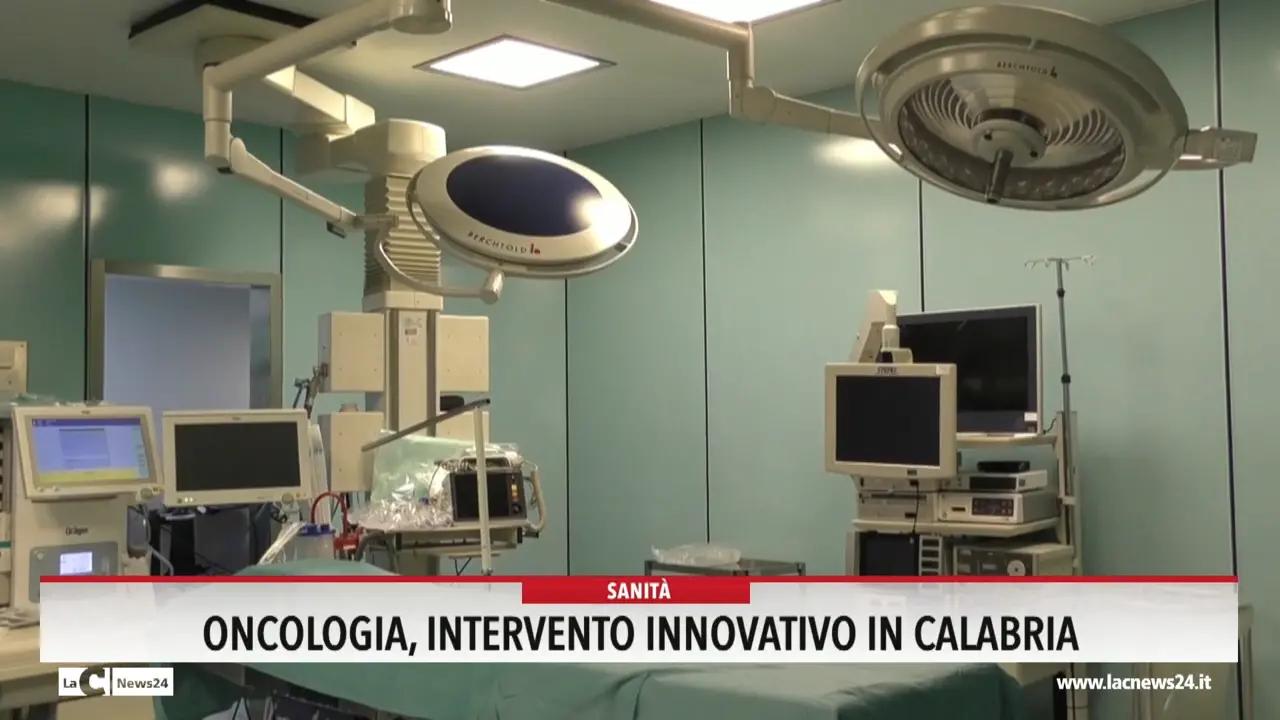 Oncologia, intervento innovativo in Calabria