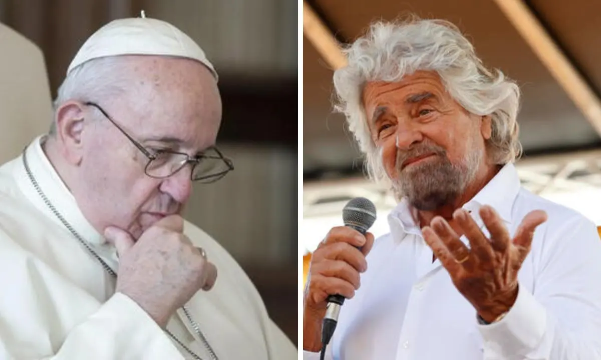 Quando l’Elevato sfida il Vaticano: una senzatetto muore vicino alla Porta Santa, Grillo punta il dito contro Papa Francesco\n