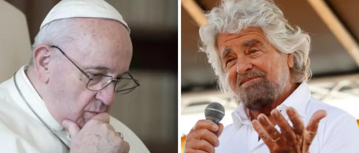 Quando l’Elevato sfida il Vaticano: una senzatetto muore vicino alla Porta Santa, Grillo punta il dito contro Papa Francesco\n