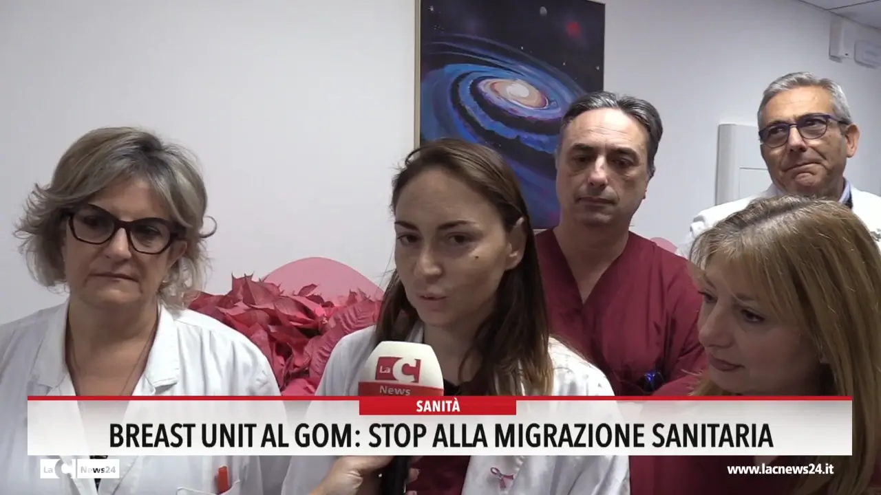 Breast Unit al Gom: stop alla migrazione sanitaria