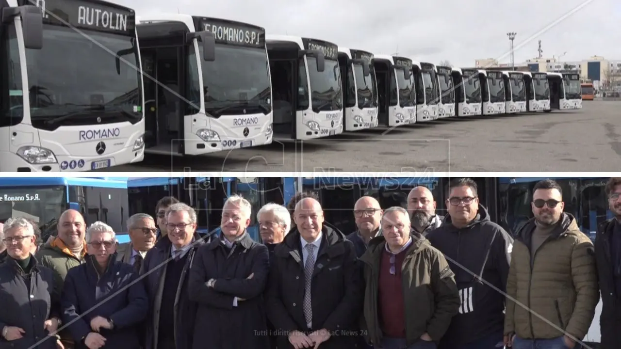 Crotone, 30 autobus ibridi consegnati dalla Regione\u00A0alle Autolinee Romano:\u00A0sostituiranno la flotta\u00A0del\u00A0trasporto pubblico locale\n