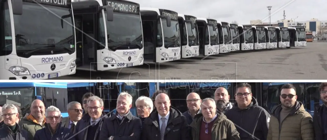Crotone, 30 autobus ibridi consegnati dalla Regione\u00A0alle Autolinee Romano:\u00A0sostituiranno la flotta\u00A0del\u00A0trasporto pubblico locale\n