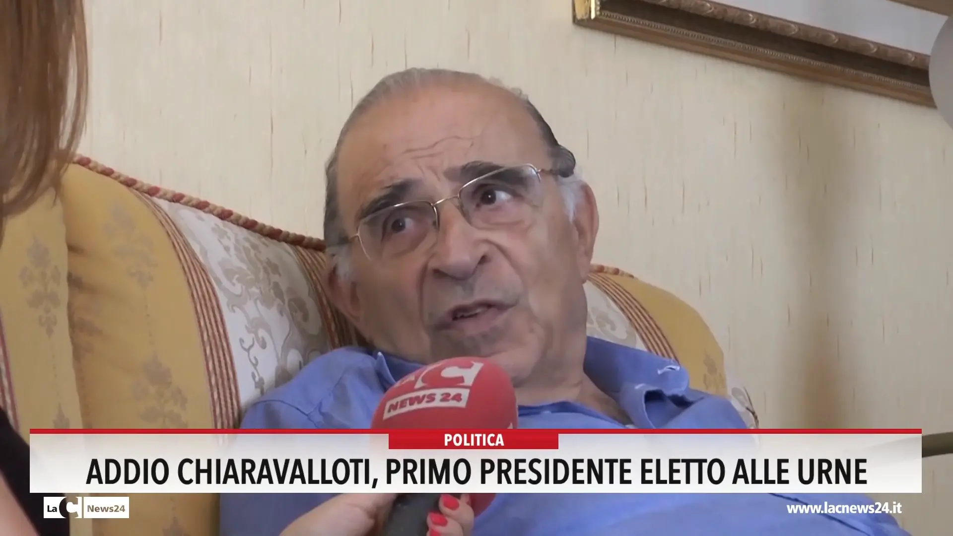 Addio Chiaravalloti, primo presidente eletto alle urne