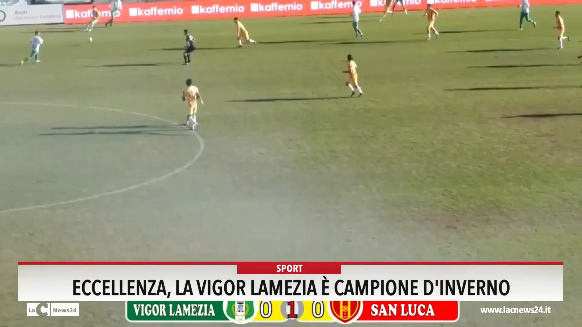 Eccellenza, la Vigor Lamezia è campione d'inverno