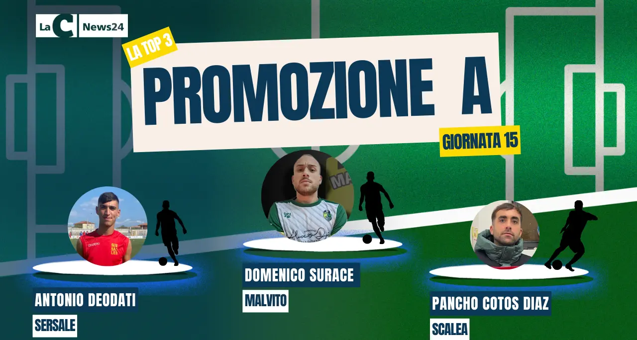 Promozione A, Surace cala il tris e si prende il primo posto nella Top 3 di LaC. Sul podio anche Deodati e Diaz