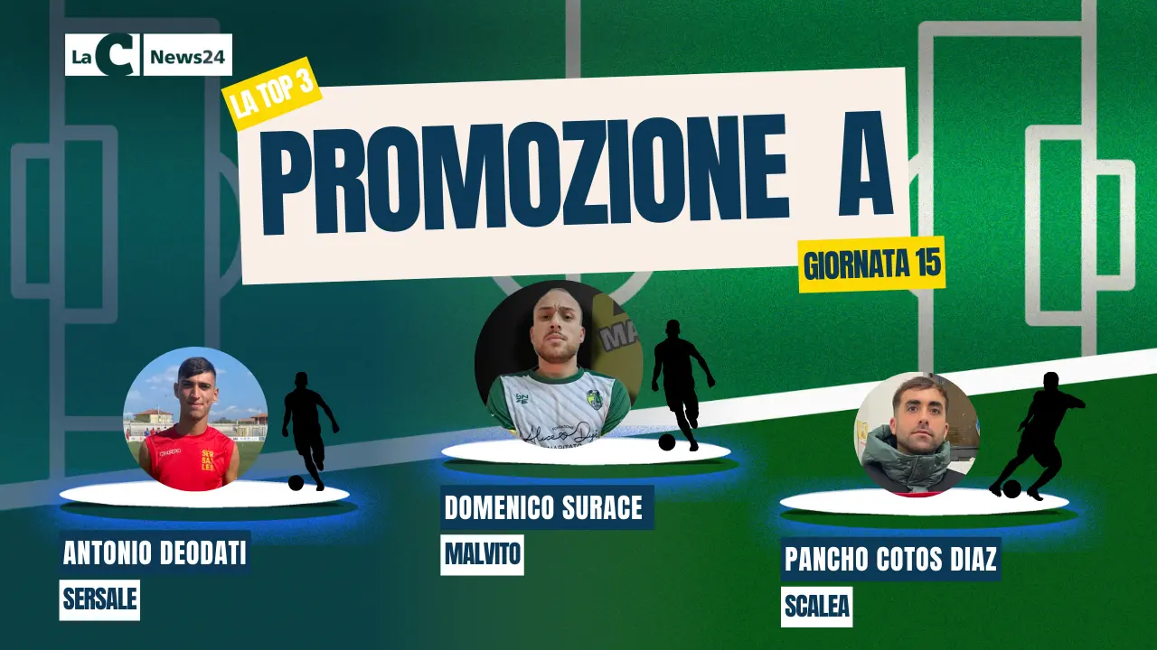 Promozione A, Surace cala il tris e si prende il primo posto nella Top 3 di LaC. Sul podio anche Deodati e Diaz