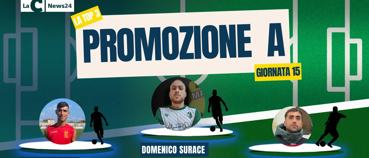Promozione A, Surace cala il tris e si prende il primo posto nella Top 3 di LaC. Sul podio anche Deodati e Diaz