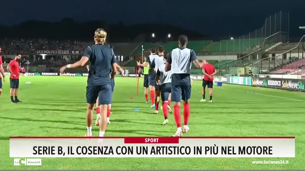 Serie B, il Cosenza con un Artistico in più nel motore