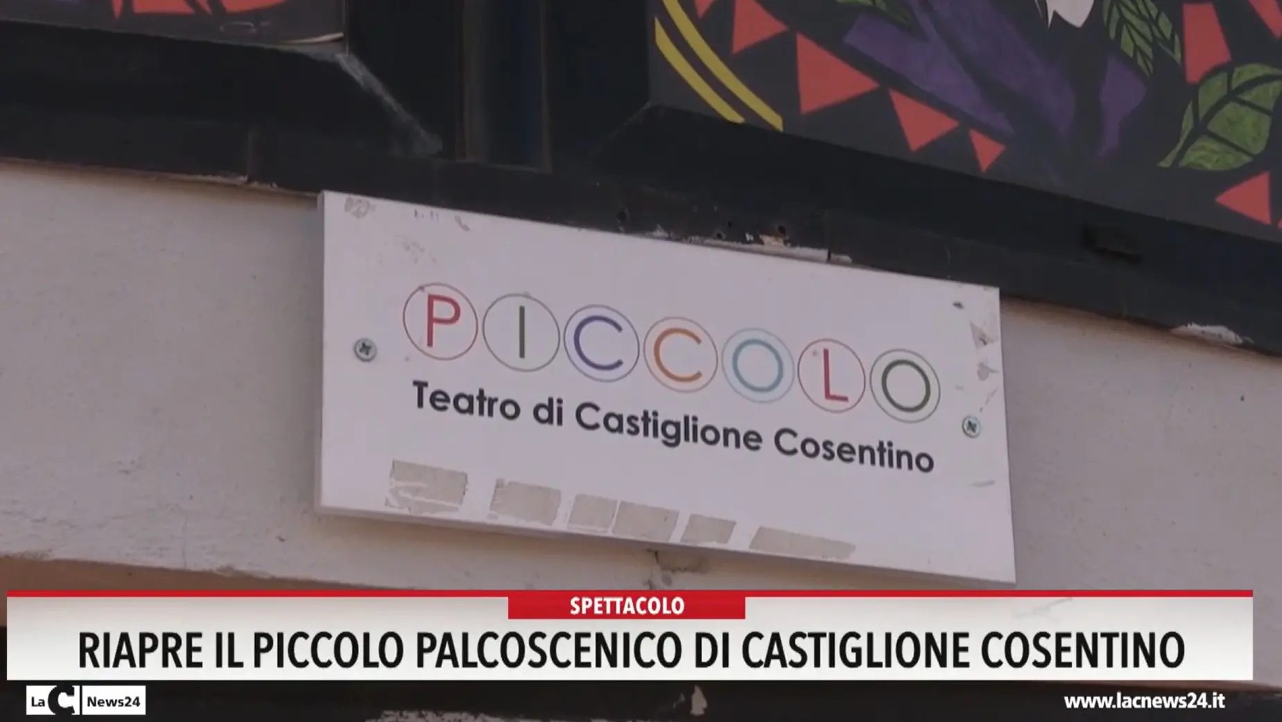 Riapre il piccolo palcoscenico di Castiglione Cosentino