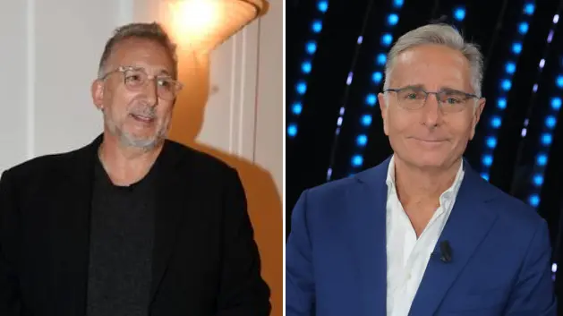 <p>Il manager calabrese Lucio Presta e Paolo Bonolis</p>\\n