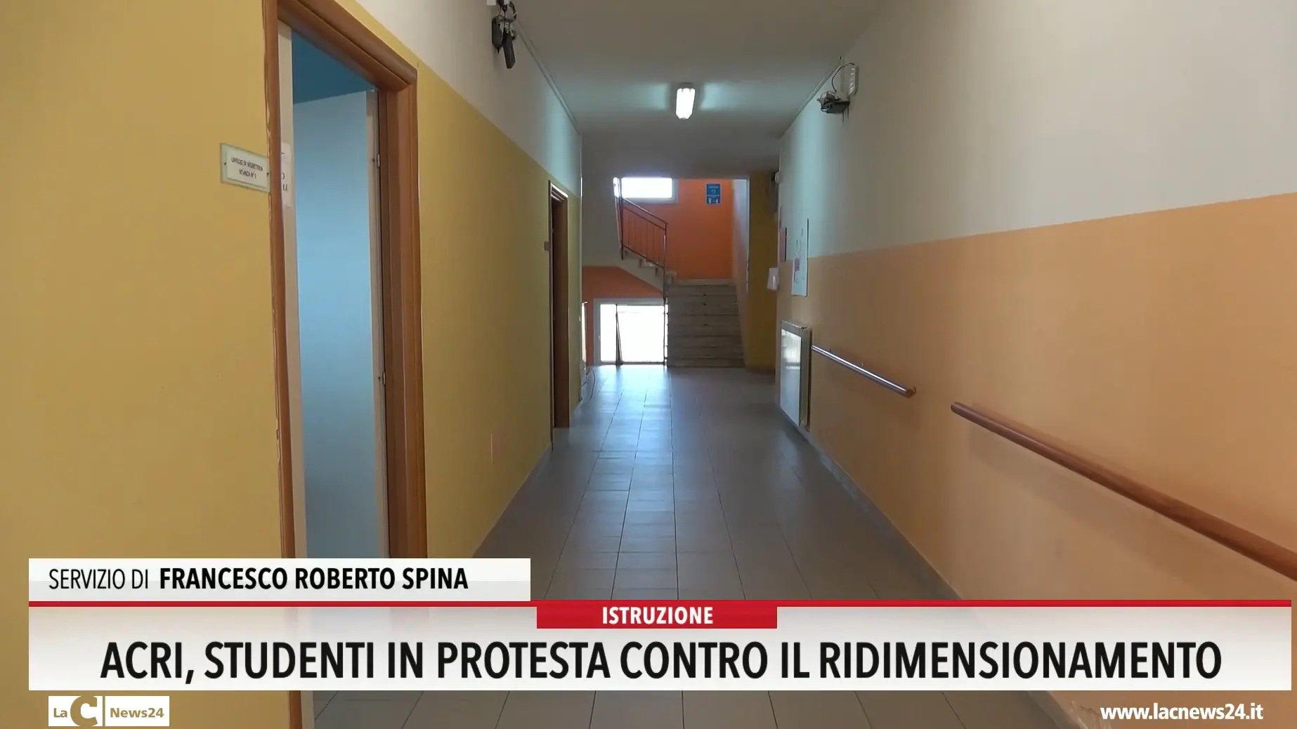 Acri, studenti in protesta contro il ridimensionamento