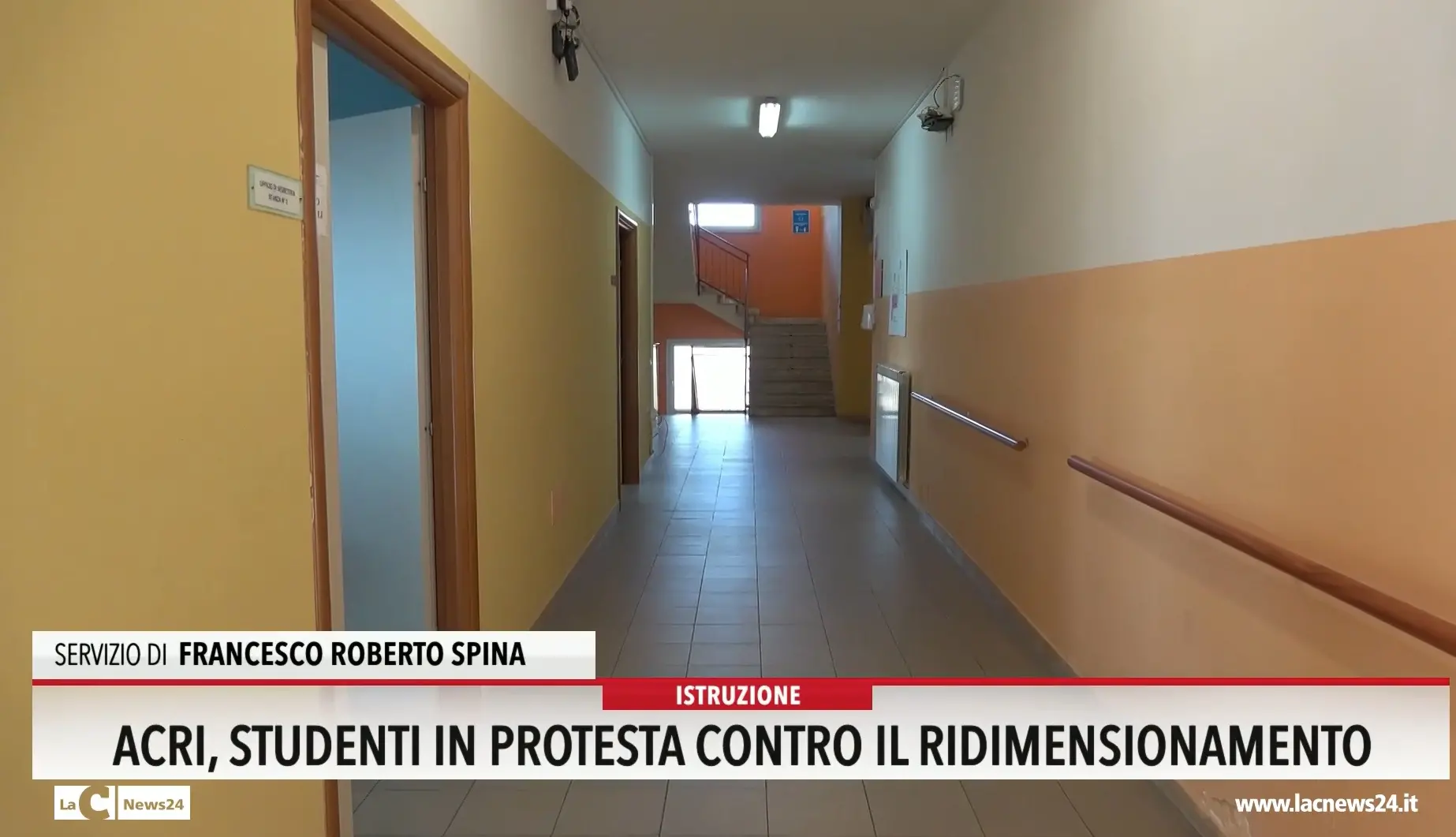 Acri, studenti in protesta contro il ridimensionamento