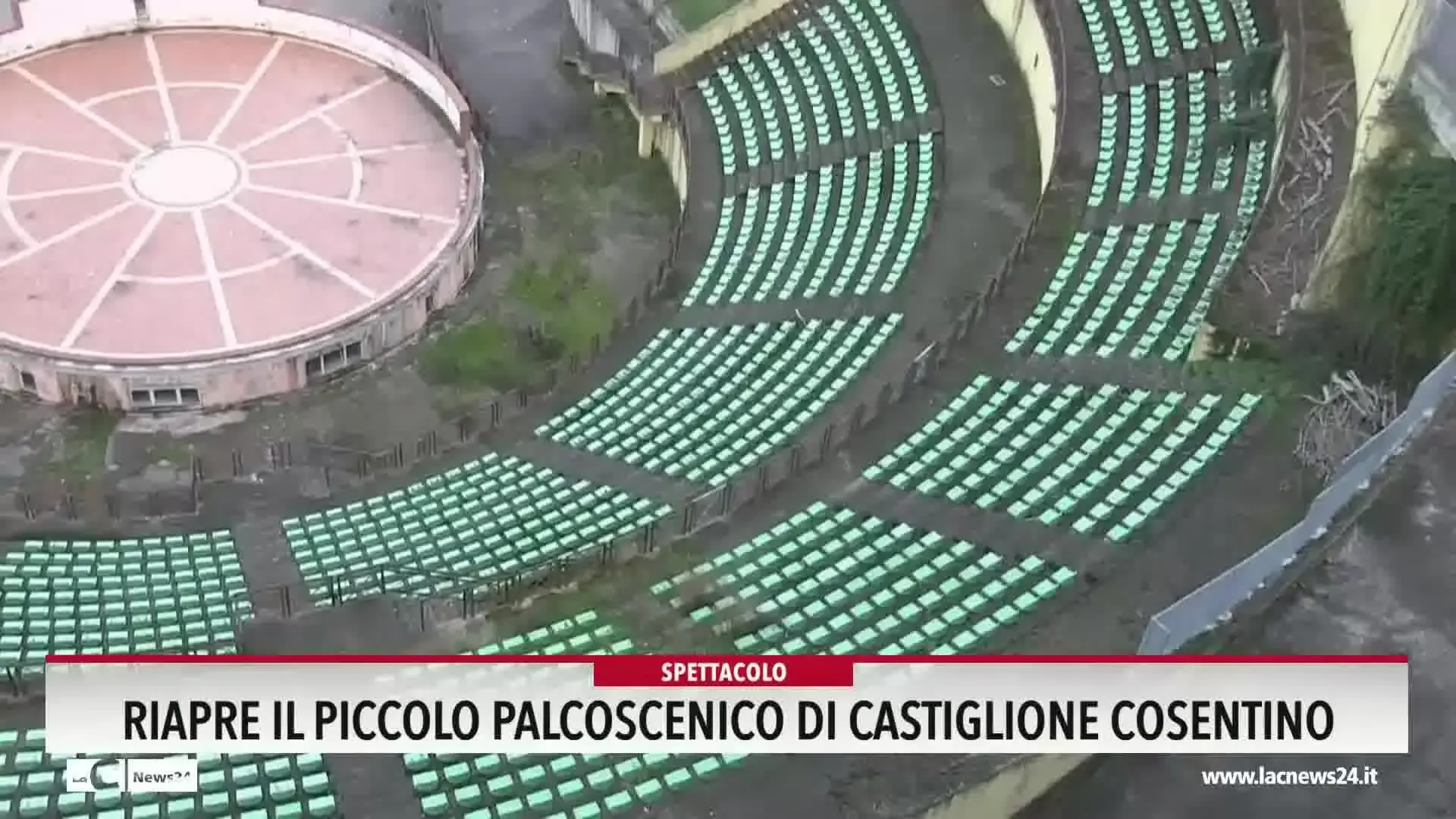 Riapre il piccolo palcoscenico di Castiglione Cosentino