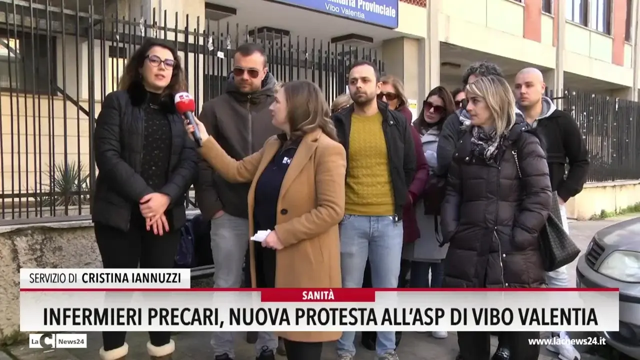 Infermieri precari, nuova protesta all'Asp di Vibo Valentia